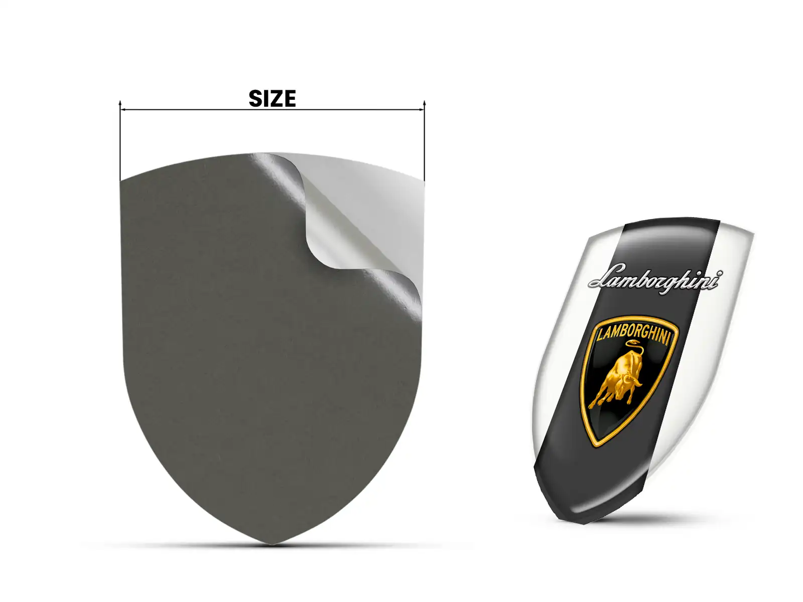 Lamborghini Adesivi e Decalcomanie Auto Resistenti Lusso Regolabili